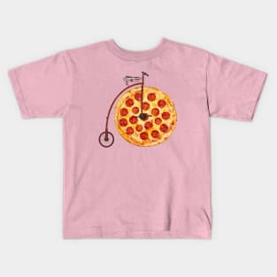 Pizza Bike Kids T-Shirt